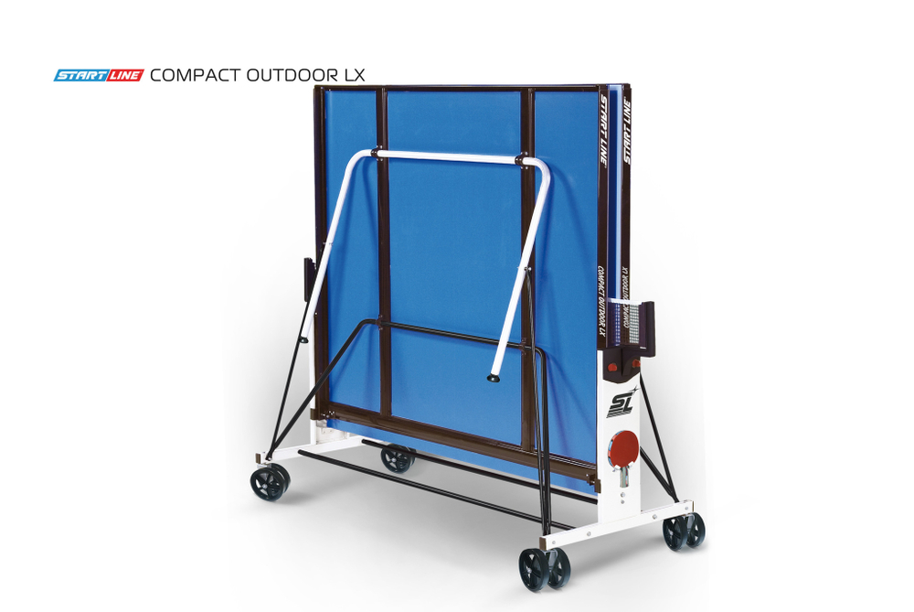 Стол теннисный Compact-2 LX Всепогодный Синий