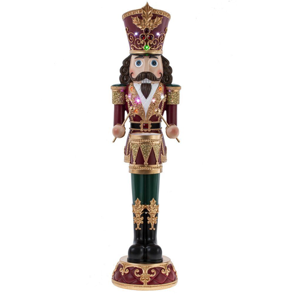 GAEM Фигурка декоративная "Щелкунчик" с подсветкой (2xAAA н/п), L22 W24 H90 см