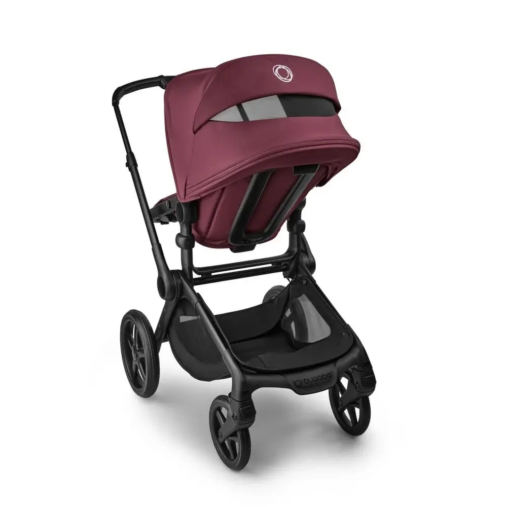 Коляска 3 в 1 Bugaboo Fox 5 Renew Dark Cherry + Автокресло Cybex Cloud T Sepia Black