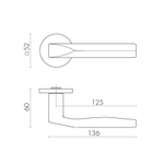 Ручка раздельная R.SLR52.PRIZMA GR-23 графит