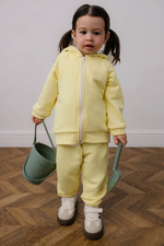 Костюм из футера петля (сливочное масло)