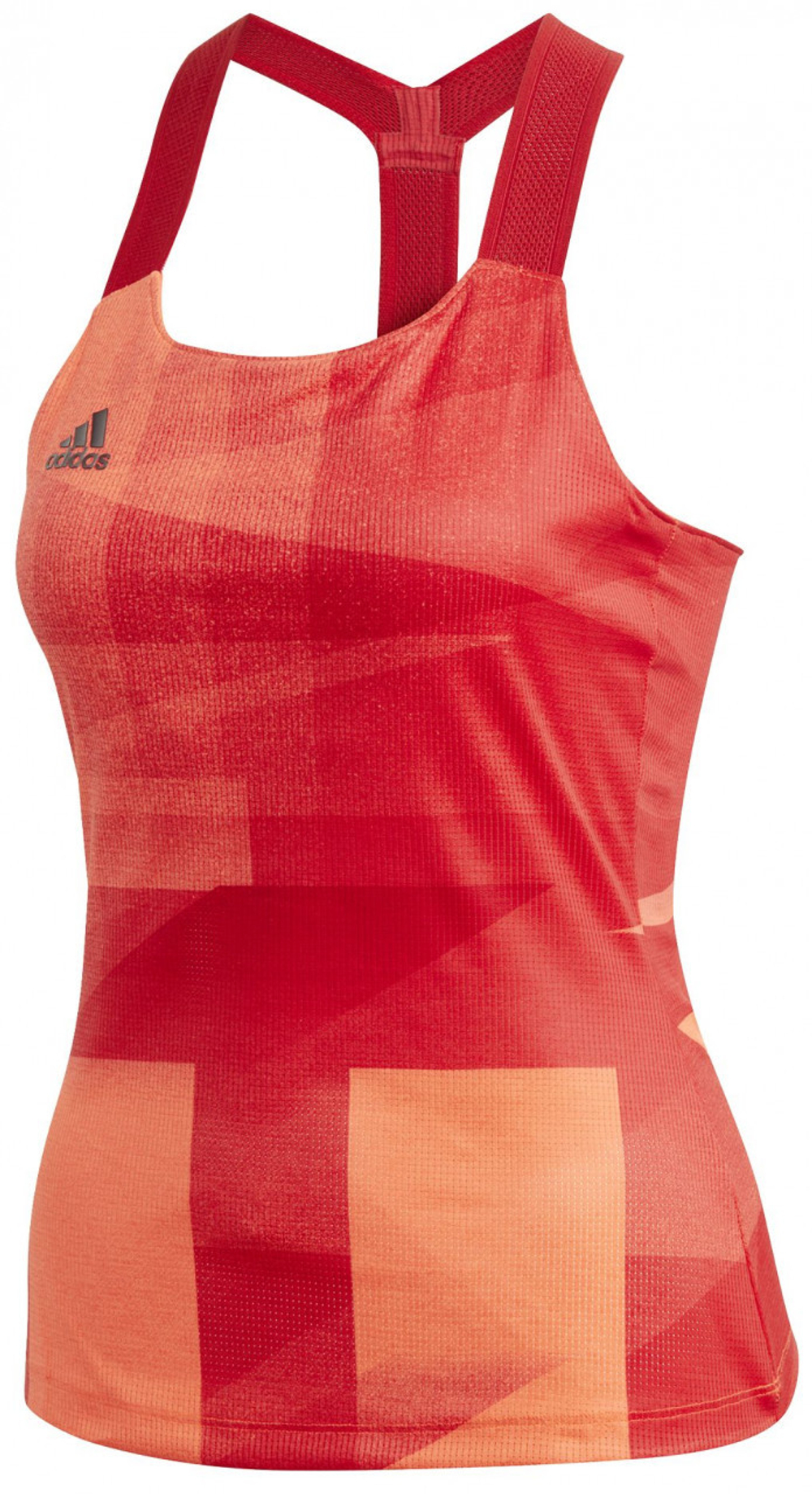 Женский топ теннисный Adidas W Y-Tank Olympic HEAT.RDY - красный