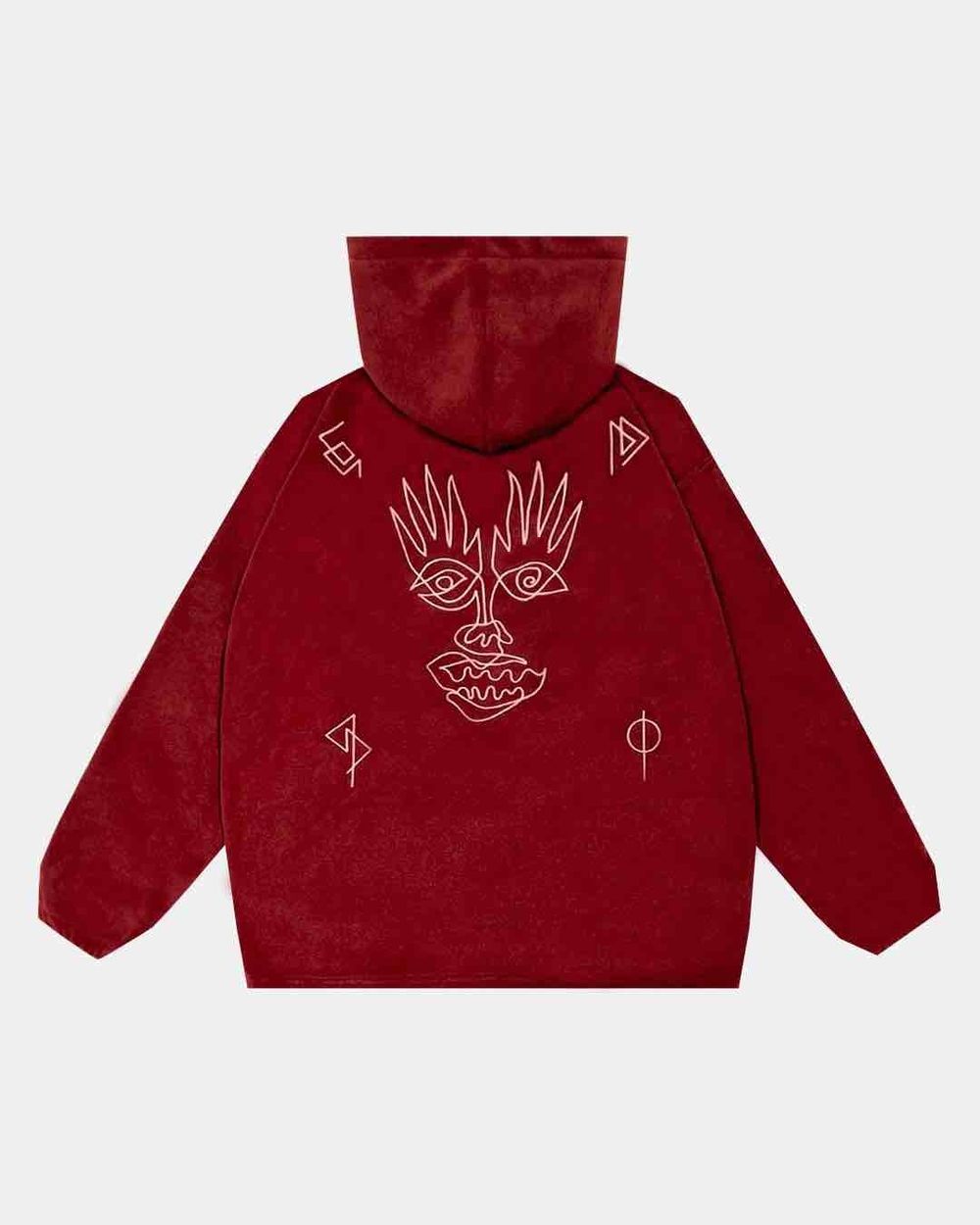 Худи Issaya Symbol Fleece Burgundy бордовый