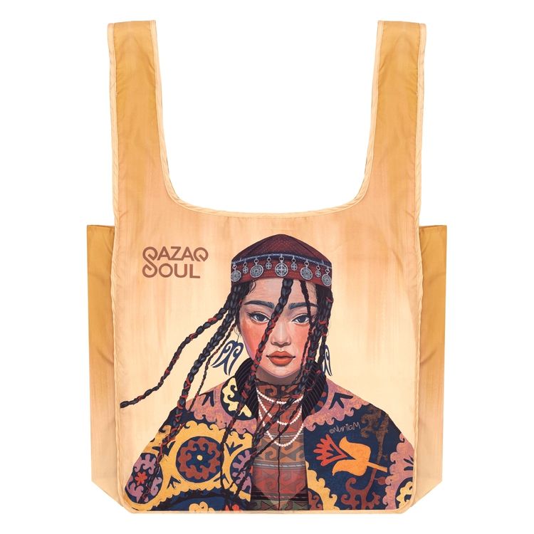 Шоппер QAZAQ SOUL складной полиэстер Дара