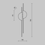 Настенный светильник (бра) Maytoni MOD179WL-L22BS4K1