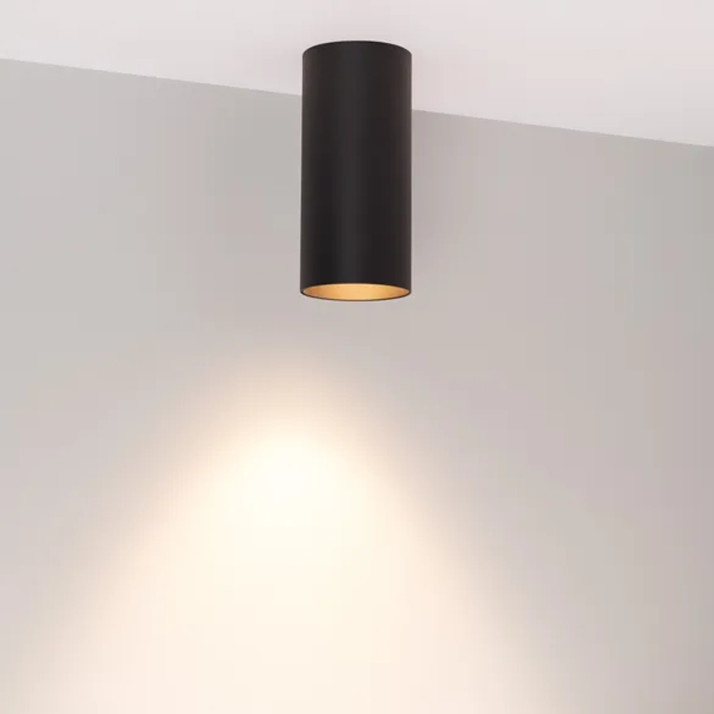 Светильник SP-GABI-SURFACE-R60-12W Warm3000 (BK, 36 deg, 230V) (Arlight, IP40 Металл, 5 лет) 050720