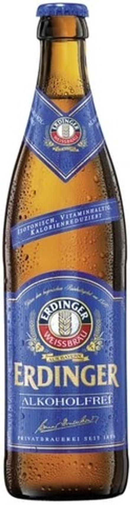 Пиво Эрдингер Вайсбир Безалкогольное / Erdinger Weissbier Alkoholfrei 0.5 - стекло