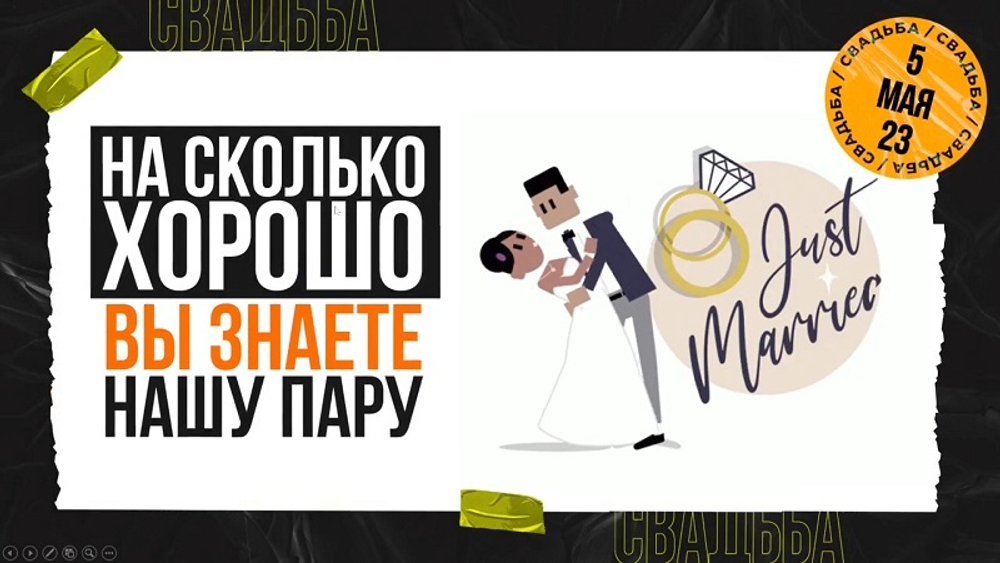 КВИЗ ДЛЯ СВАДЬБЫ