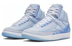 J. Balvin x Jordan Air Jordan 2 Retro high-top retro basketball shoes for men and women the same blue