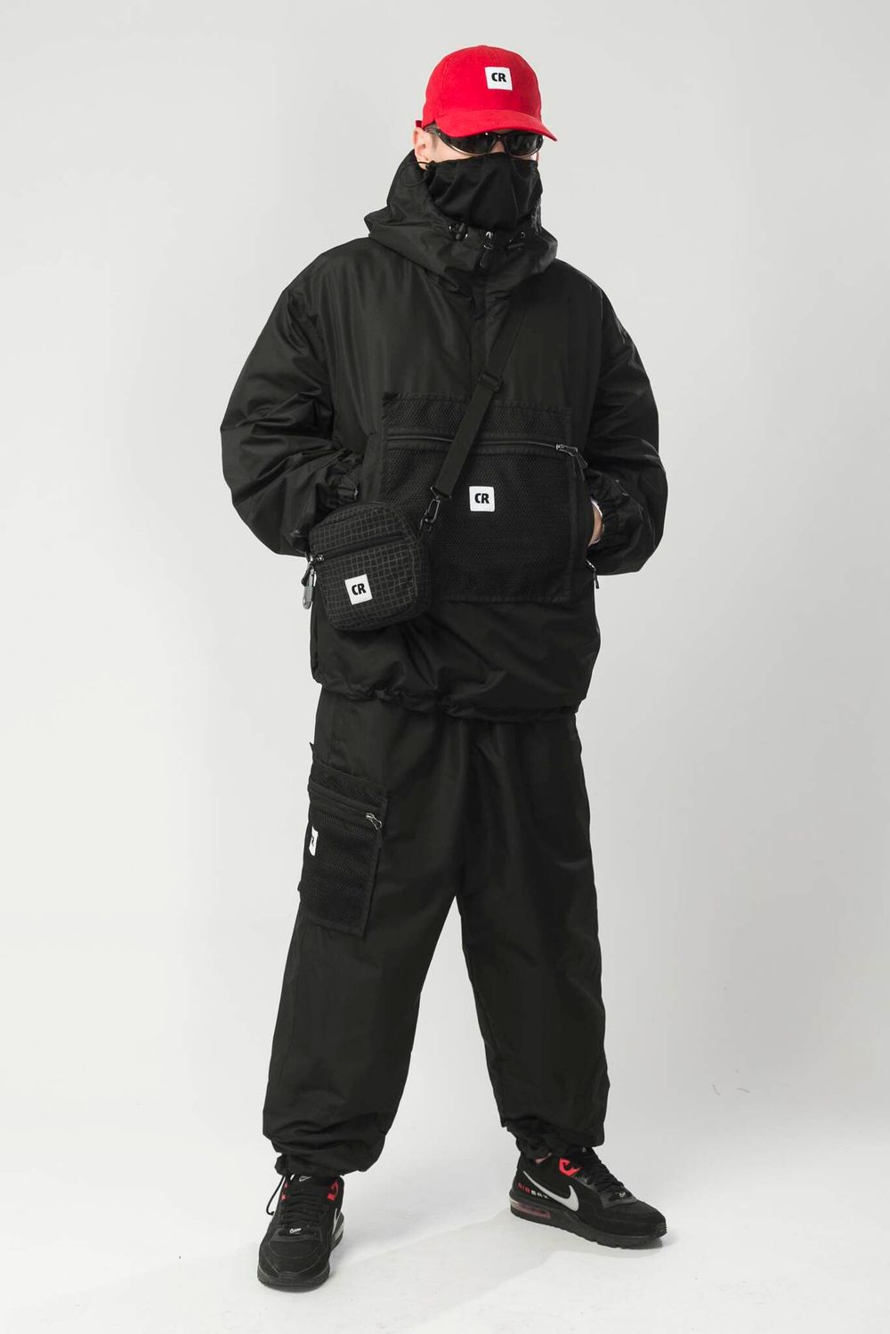 Штаны Codered Square Pants Wide мужские черные