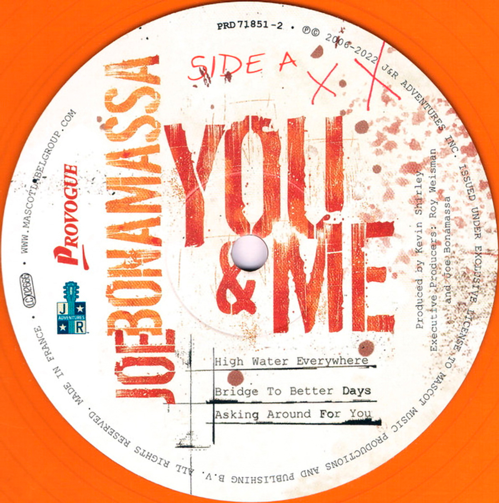 Joe Bonamassa / You And Me (Coloured Vinyl)(2LP)