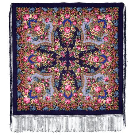 Павловопосадский платок Воспоминания о лете 563-14