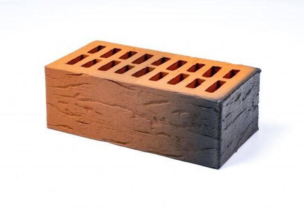 «Пятый элемент», 1.4НФ «Регенсбург» 250х120х88, “Полуторный пустотелый” Флэш руст - Кирпич лицевой керамический пустотелый