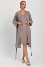 Платье-майка для дома Шелк вискозы (латте) П14492-52М LT Collection