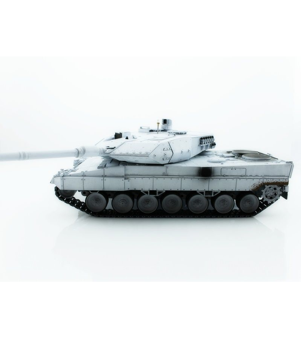 Радиоуправляемый танк Taigen 1/16 Leopard 2 A6 (Германия) (для ИК танкового боя) UN 2.4G RTR, деревянная коробка