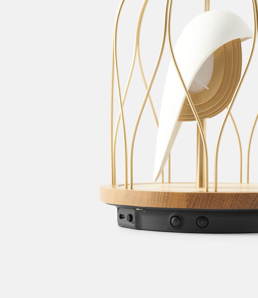 Daqi Concept Jingoos Ivory White — акустический светильник