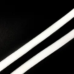 Резинка бретелечная белая 10 мм (цв. 001), 612/10