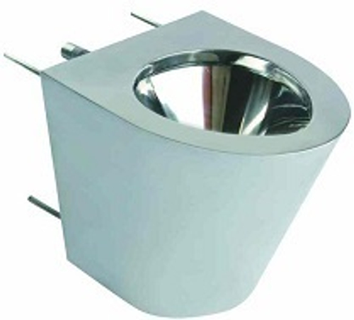 Унитаз напольный нерж. сталь NOFER 13012.P.S матовый