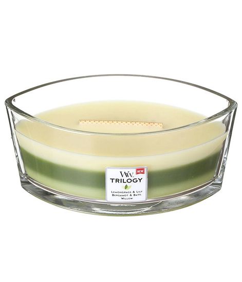 Садовый оазис, ароматическая свеча эллипс, WoodWick