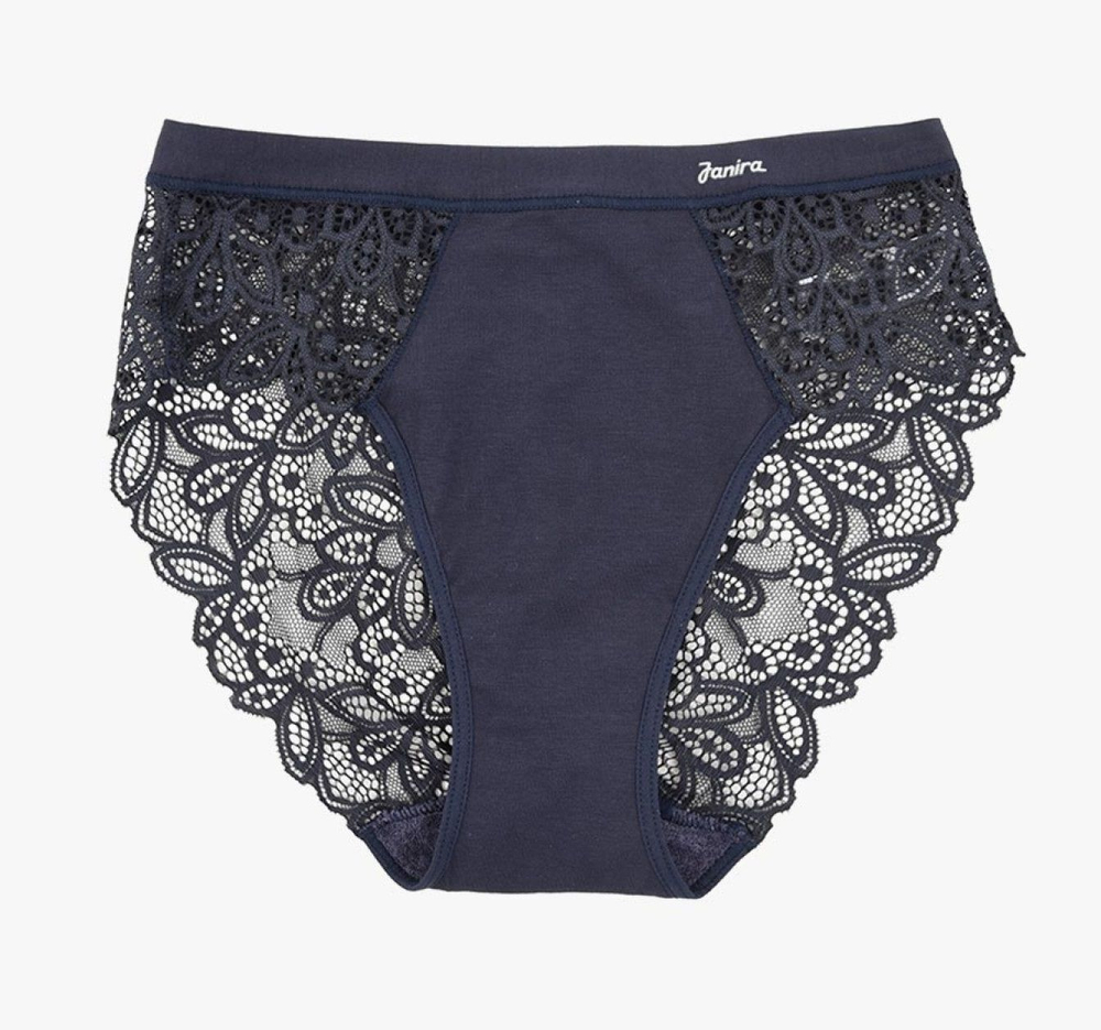 Хлопковые трусики-слипы Belle Cotton (Размер: XL) (Цвет: темно-синий)