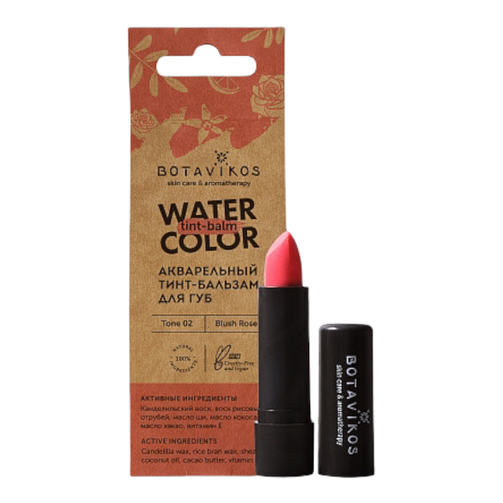 Тинт для губ. Тон №2, Пудровая роза, 4гр (Botavikos)