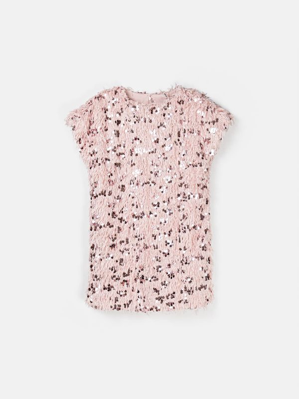 Платье с перьями 