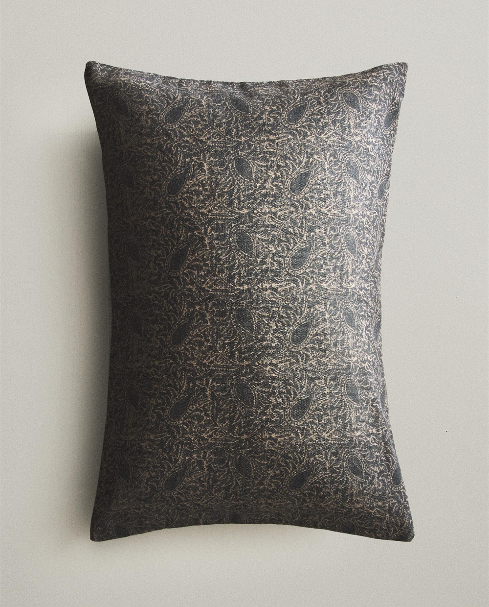 Zara Home наволочка декоративная из льна, синий, 40x60 см