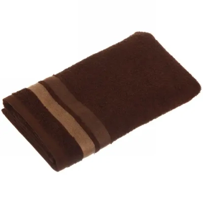Полотенце махровое 50*90см «Sunrise» цвет темно-коричневый 04040 плотность 400гр/м2