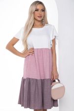 Платье Ветер перемен роза П10109 LT Collection