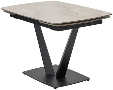 Стол М-City DISAUR Алатри (Alatri) 120 Амбер Жаде глянцевый (Gloss Amber Jade) керамика, Черный