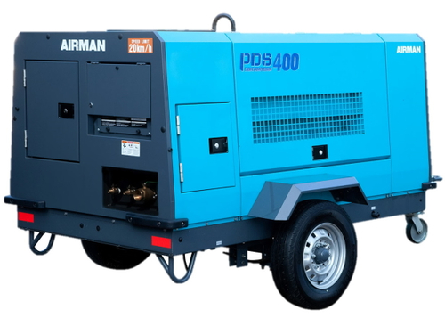 Винтовой компрессор Airman PDSF330DPC на шасси
