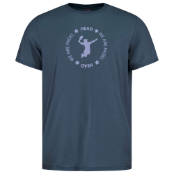Мужская теннисная футболка Head We Are Padel T-Shirt - navy