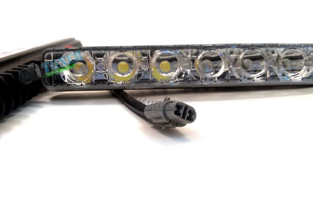 ДХО MC-DRL -9-1 multifunctional 12V стробоскоп поворотник белый, (компл.)