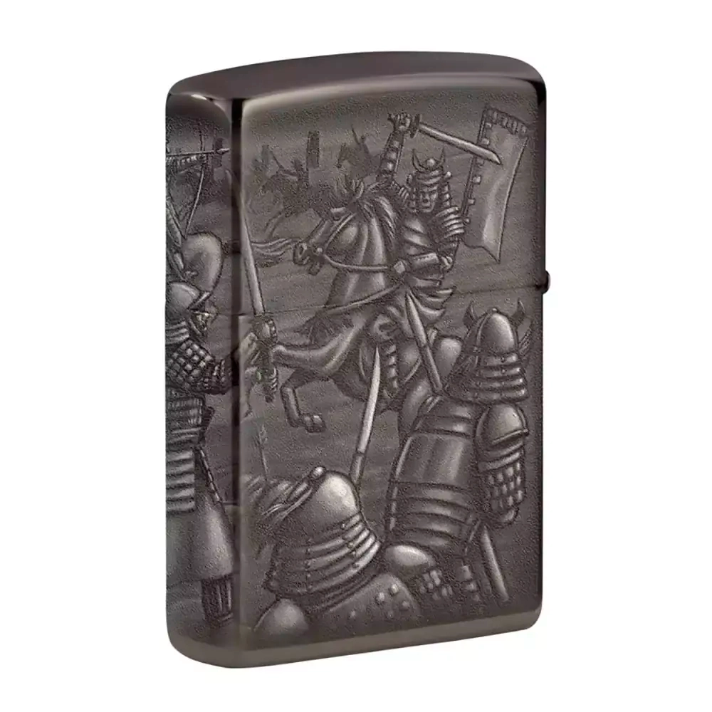 Зажигалка Zippo 49292 Knight Fight Design, High Polish Black