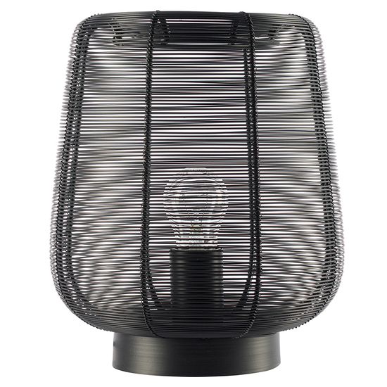 Лампа настольная vinger, D22х26 см, черная