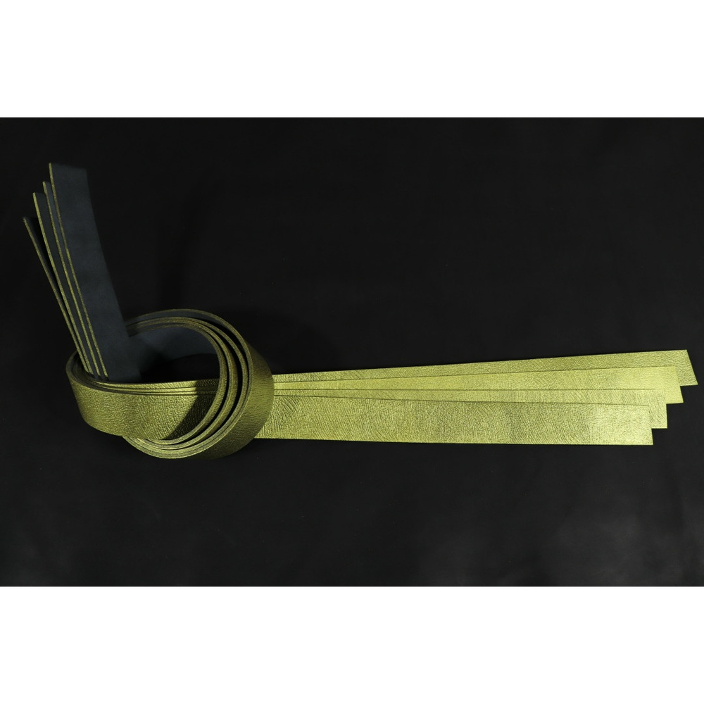 Ременная заготовка Золотая с лицевой отделкой + Плита Слон