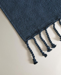ZARA HOME ХЛОПКОВОЕ ПЛЯЖНОЕ ПОЛОТЕНЦЕ БЕЗ РУКАВОВ, СИНИЙ