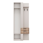 Прихожая с вешалкой и ящиками Кашемир/Авелано Чарли правый 90х35х220 см