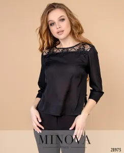 Блуза 4097-черный Minova