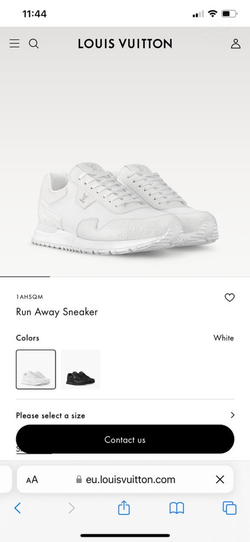 Кроссовки Louis Vuitton Run Away