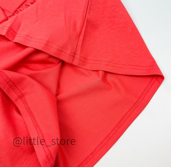 Платье хлопковое, Красное