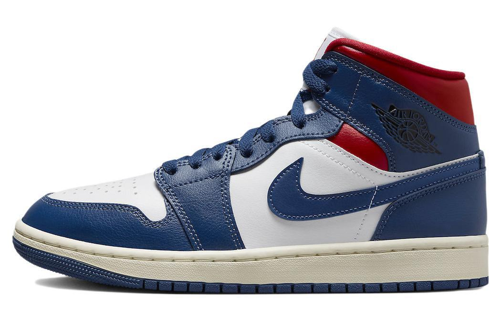 Кроссовки Jordan Air Jordan 1 Mid "French Blue" (Женская размерная сетка)