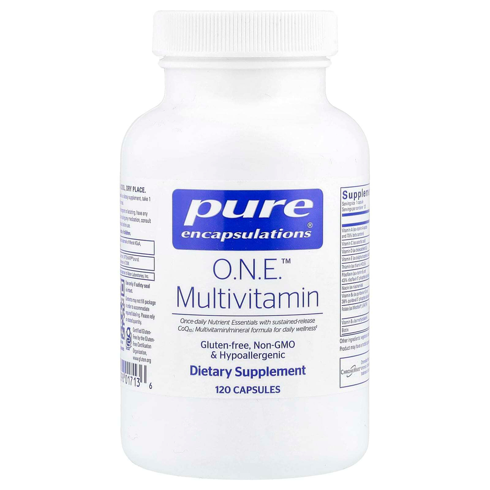Pure Encapsulations, ONE ™, мультивитамины, 120 капсул