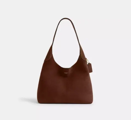 COACH СУМКА ЧЕРЕЗ ПЛЕЧО BROOKLYN 34, КОРИЧНЕВЫЙ