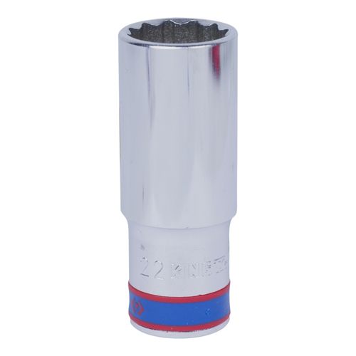 KING TONY (423022M) Головка торцевая глубокая двенадцатигранная 1/2", 22 мм