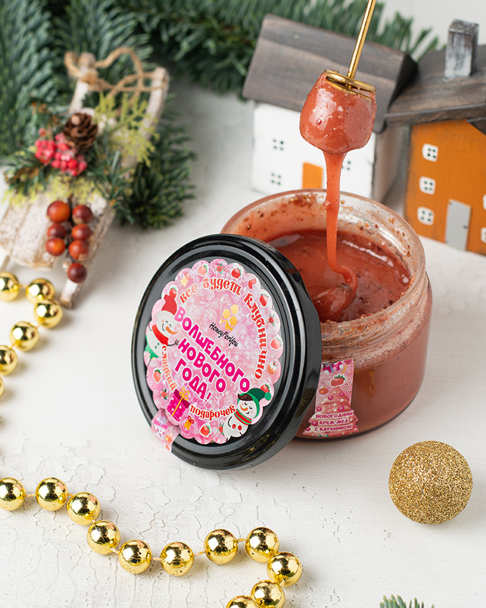 Новогодний набор медового суфле от HoneyForYou