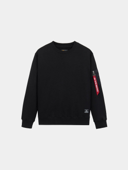 Толстовка мужская ALPHA INDUSTRIES UTILITY POCKET CREWNECK
