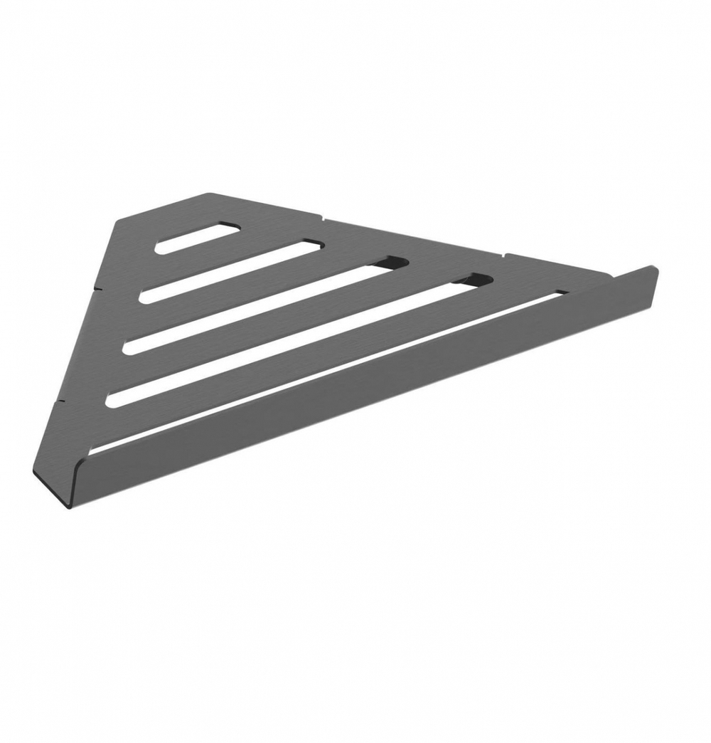 Полка для ванной угловая WONZON & WOGHAND, Темный графит (WW-6132-BGM)