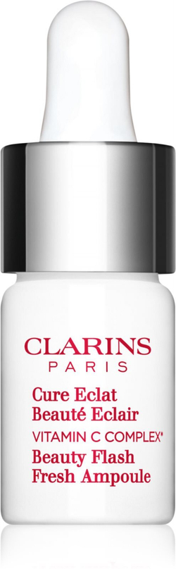 Clarins Beauty Flash Fresh Ampoule - осветляющая сыворотка с витамином С /   8  ml  / GTIN 3666057195198