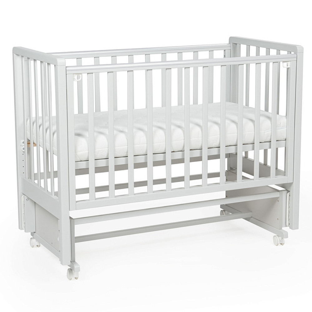 Детская кроватка Bebizaro Regency New маятник универсальный без ящика серый